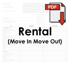 Rental Checklist