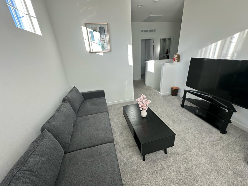 A large room in a new house image