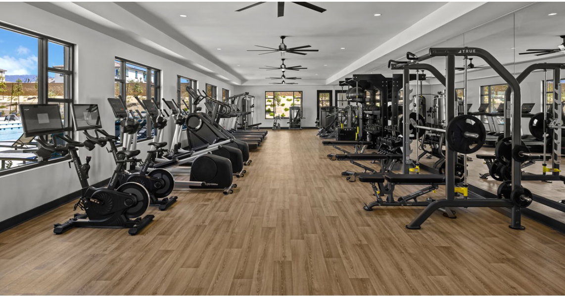 A large room in a new house image