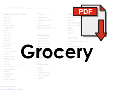 Grocery list