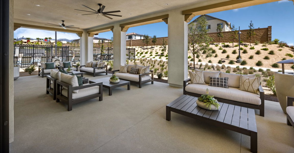 A large room in a new house image